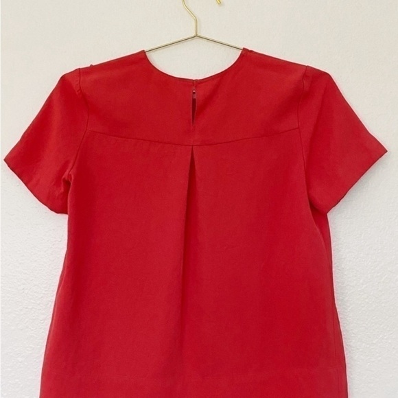 Anthropologie - EVERLANE Japanese Go Weave Swing Tee in Tulip SZ 0 314 - Picture 5 of 9